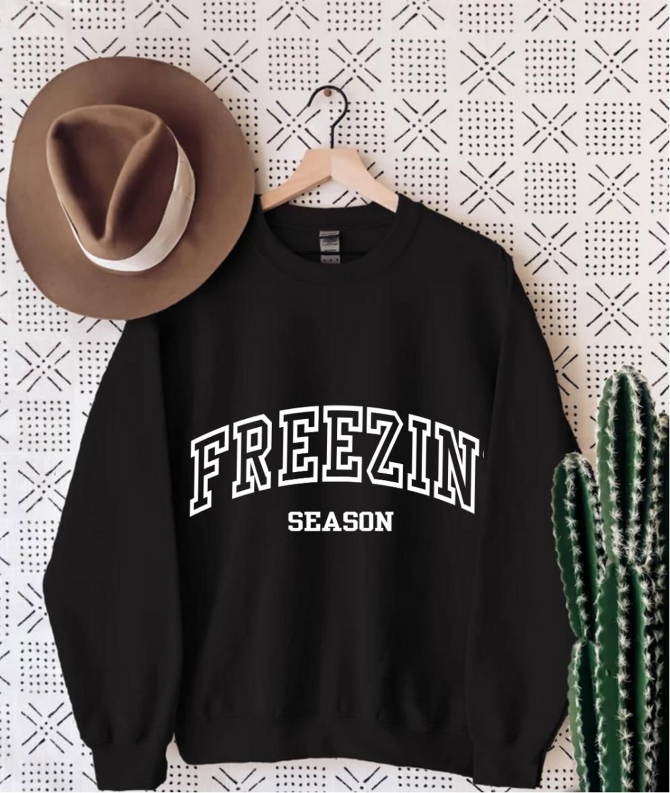 Freezin Season Sweatshirt: Cozy Winter Sweater 3
