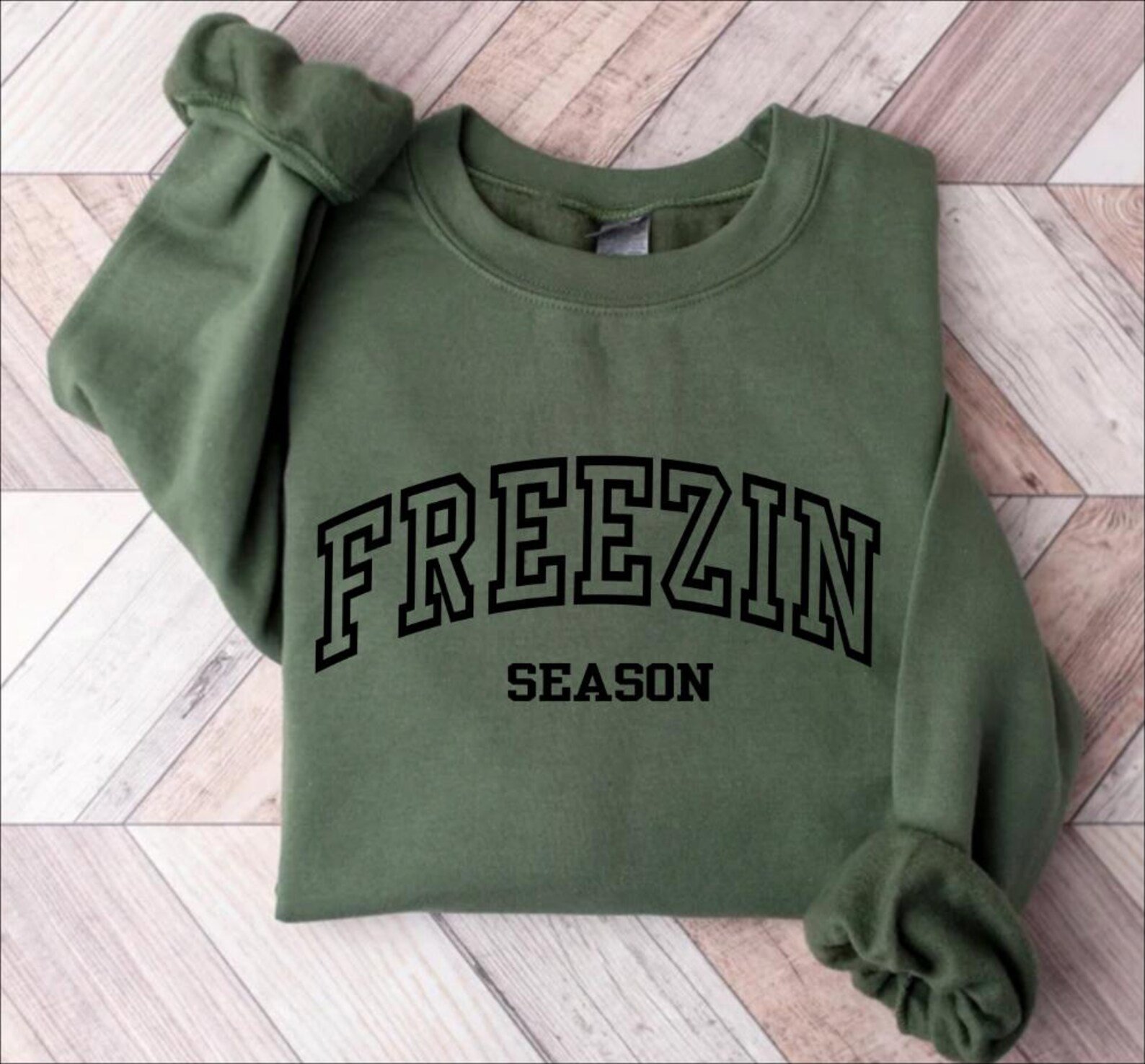 Freezin Season Sweatshirt: Cozy Winter Sweater 5