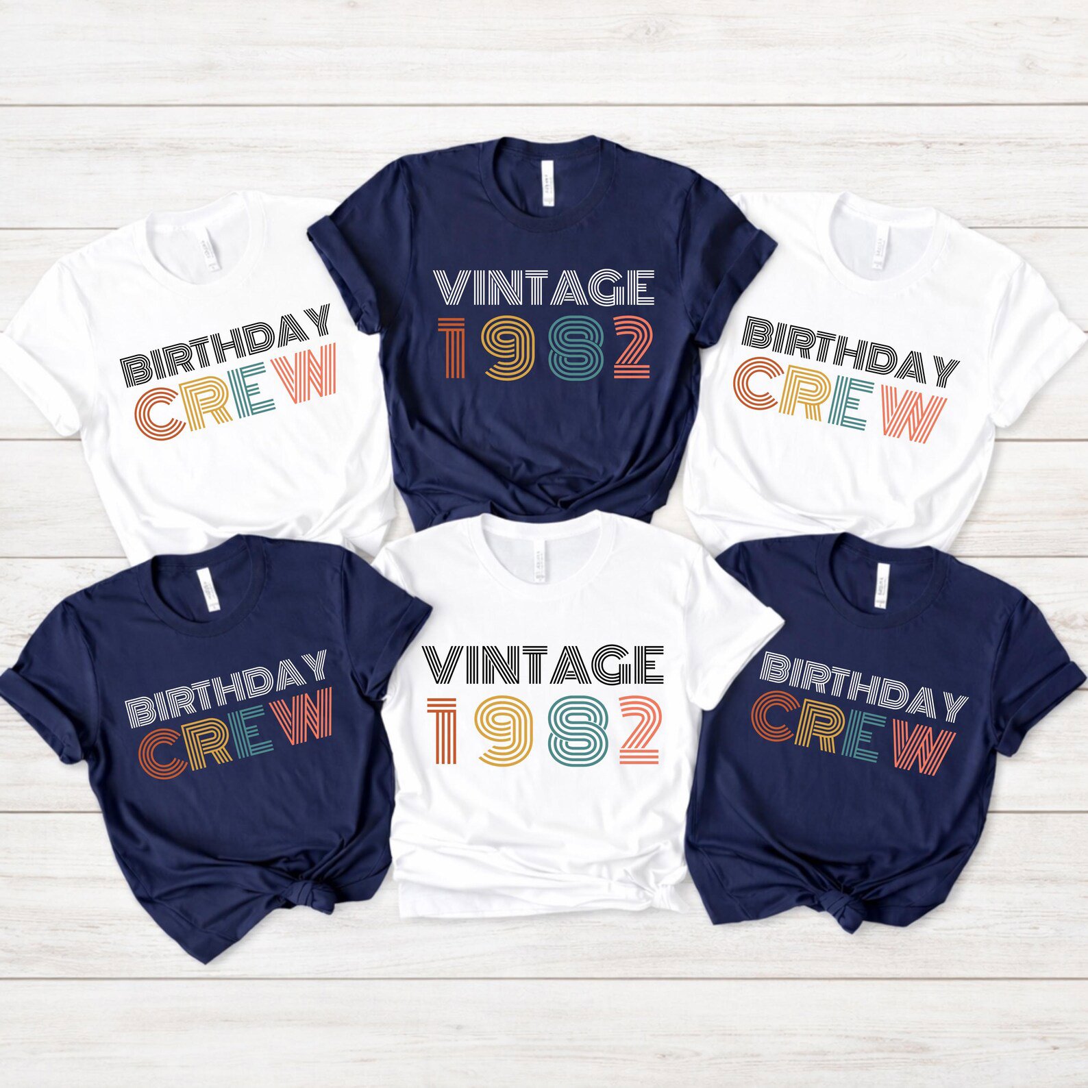 Custom Matching Birthday Shirt, Vintage Birthday Party Tee, Personalized Birthday Trip Tee, Retro Birthday Family Shirts, Custom Year 5