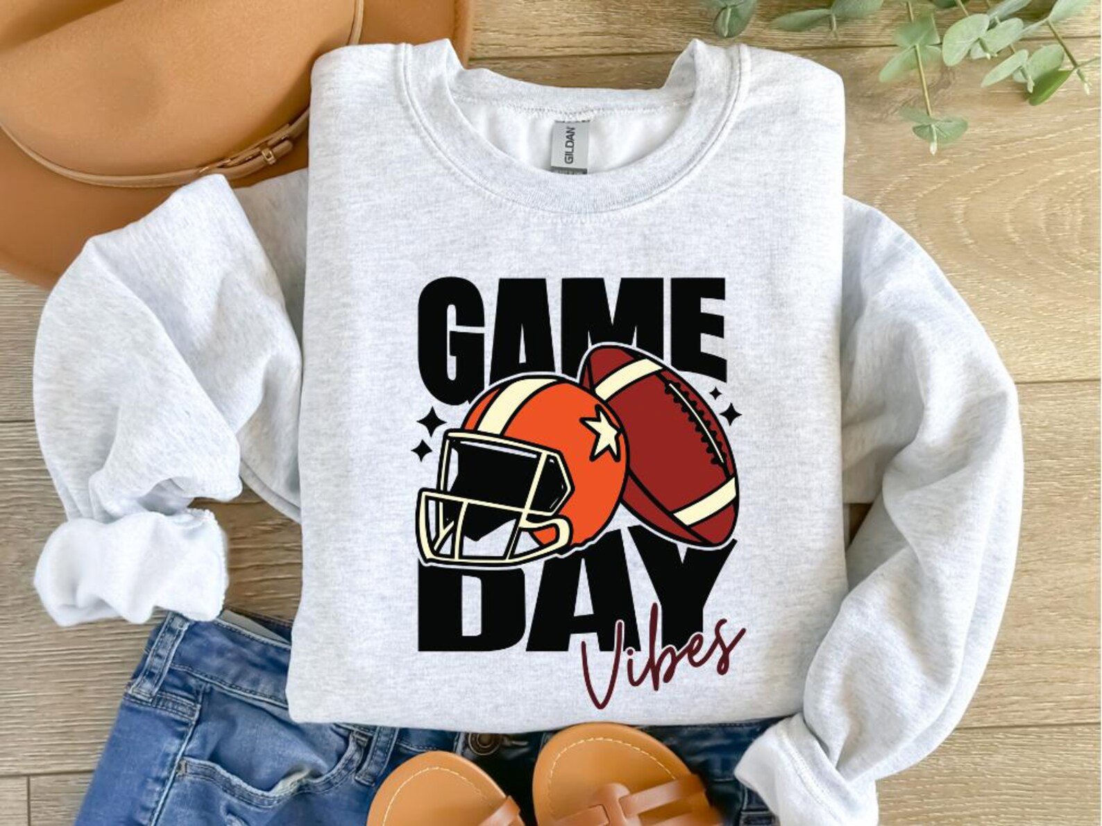 Game Day Vibes Shirt: Football Season Graphic Tee, Sports Mom Tee, Game Day bar hopping Shirts 4
