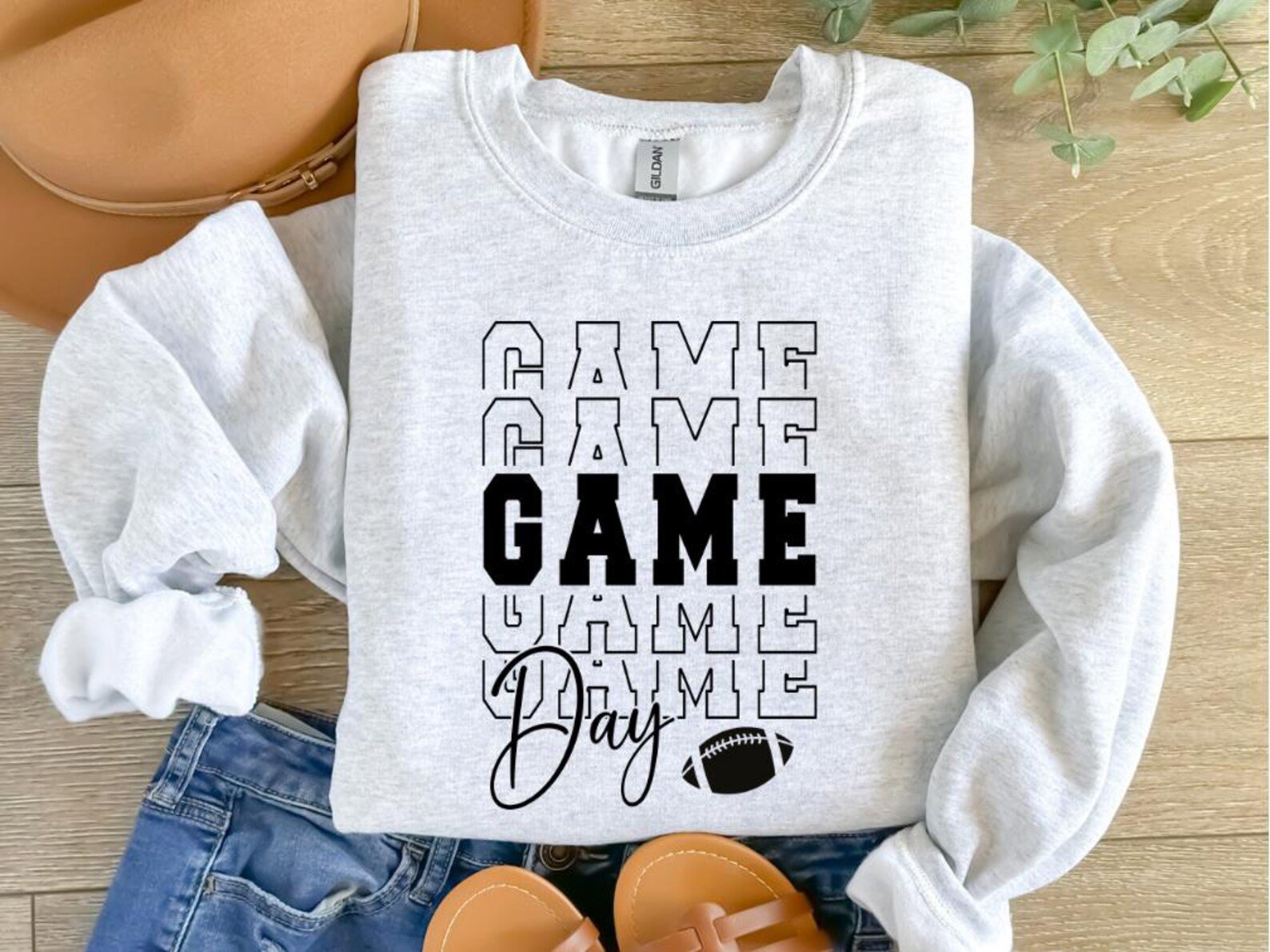 Game Day Football Graphic Tee: Sports Mom Shirt 3