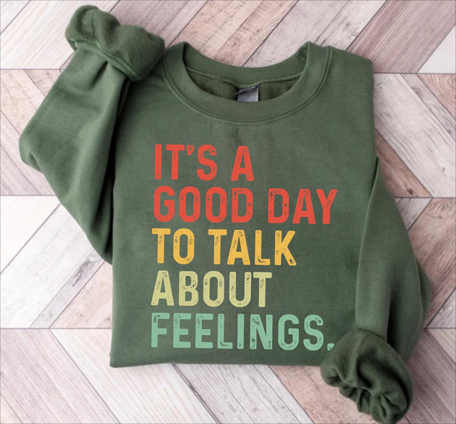 Talk About Feelings Shirt: School Counselor Mental Health Tee 5