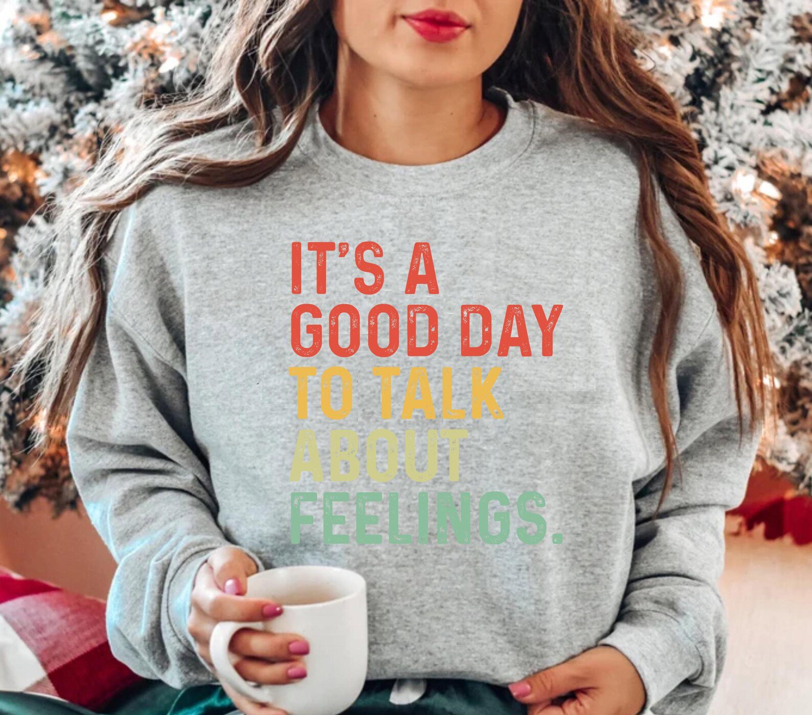 Talk About Feelings Shirt: School Counselor Mental Health Tee 4