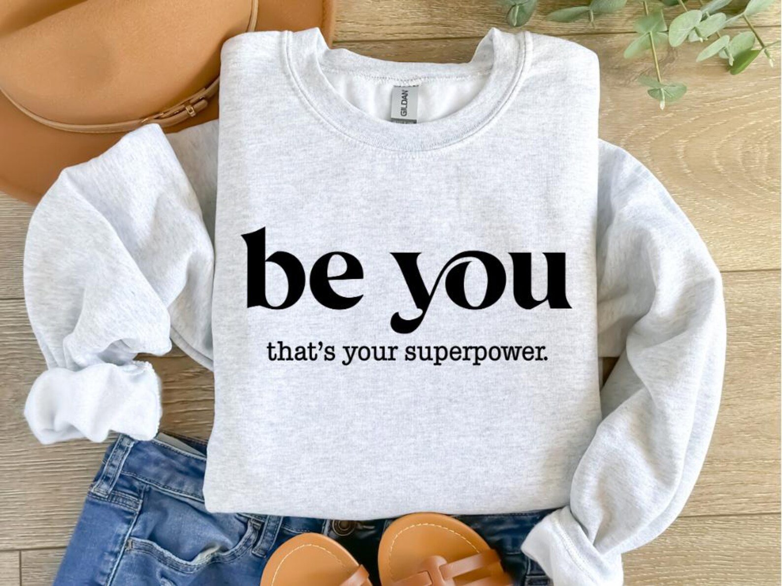 Be You Sweatshirt: Self Love Mental Health Inspirational Tee 4