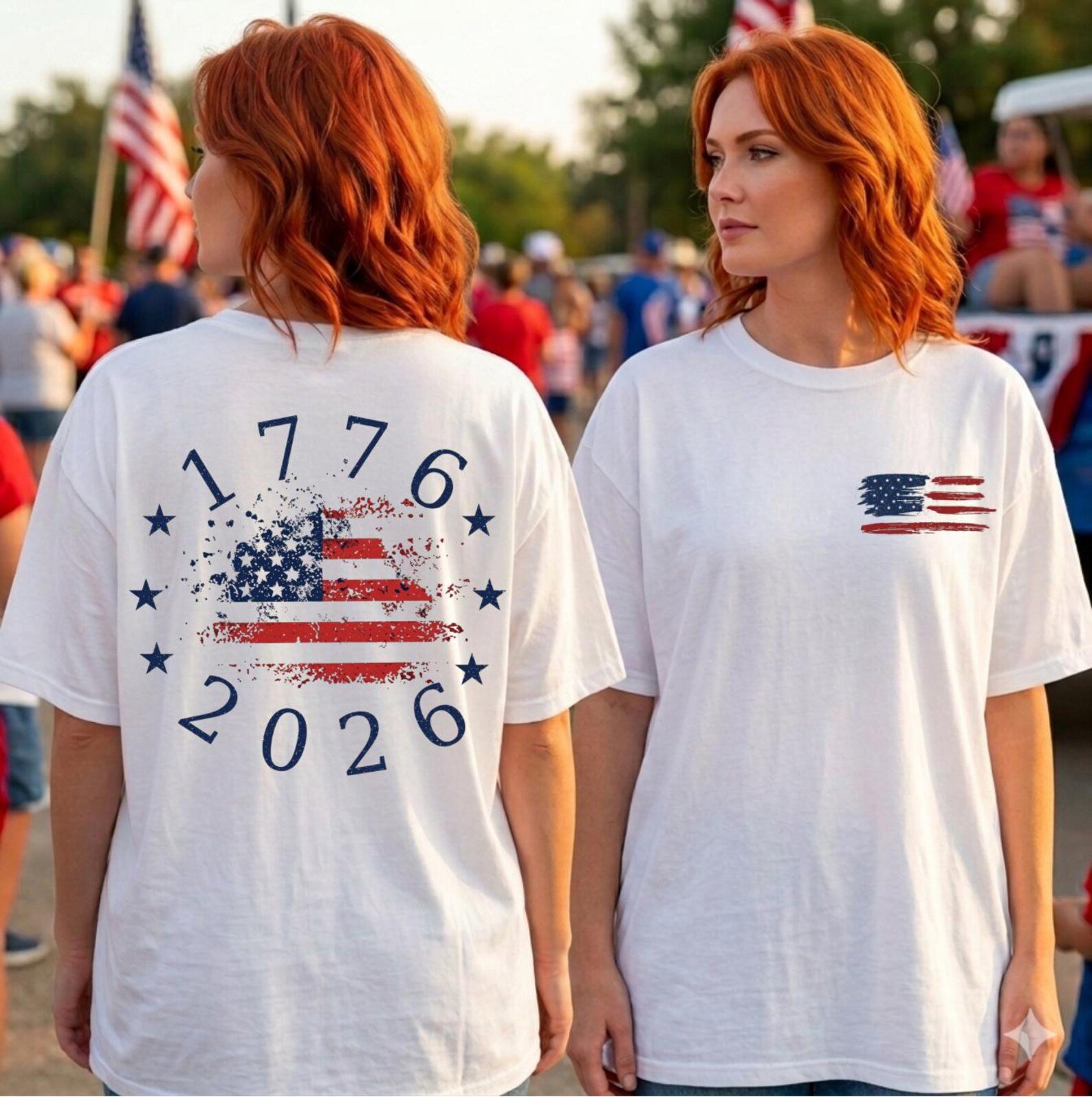 1776 2026 Patriotic Shirt, 4th of July Shirt, American Flag Tee, USA Independence Day Shirt, Red White Blue Tee 4