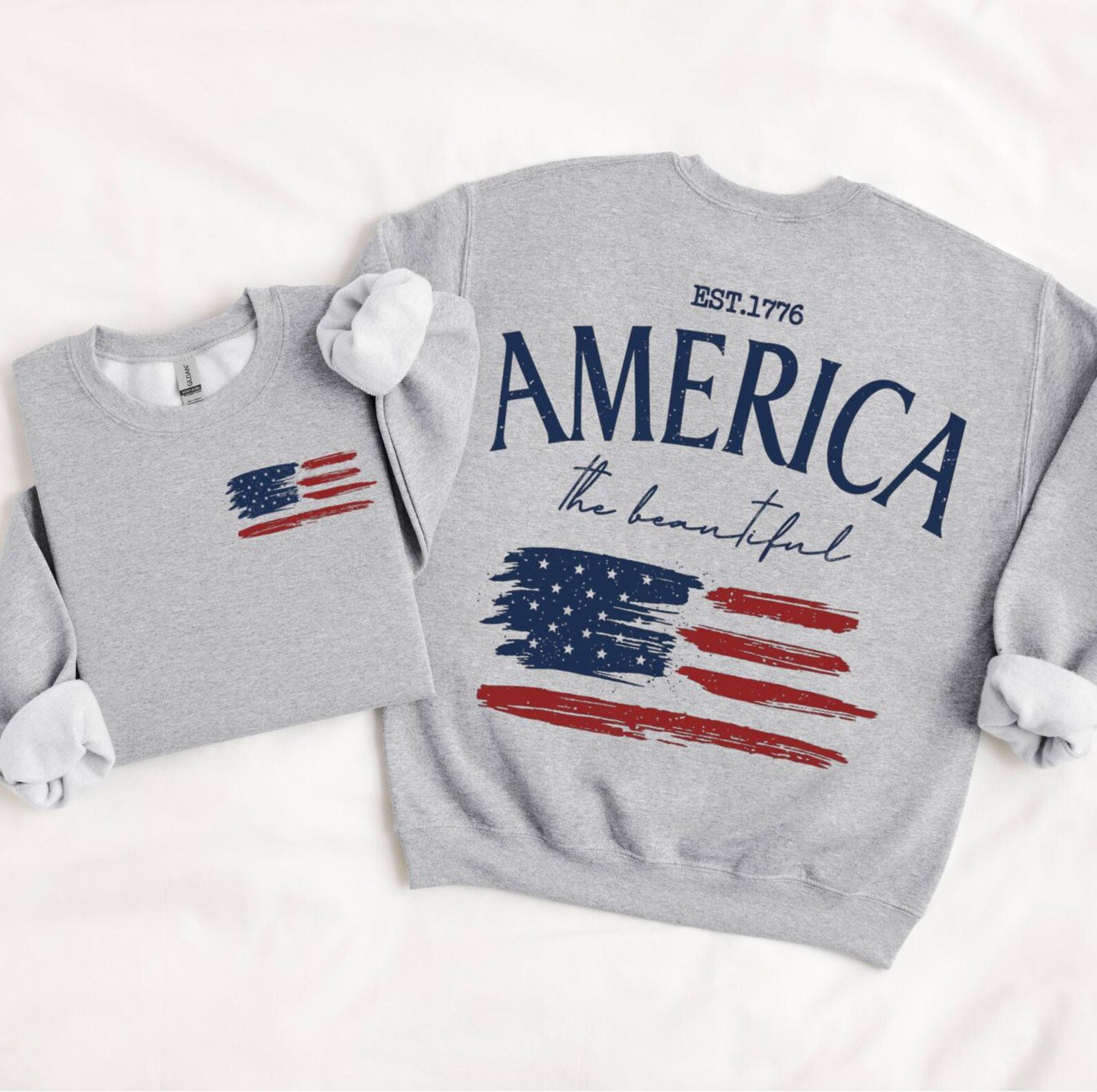 America The Beautiful Shirt, 4th of July Shirt, Patriotic USA Shirt, Independence Day Tee, Red White Blue Summer Shirt 2