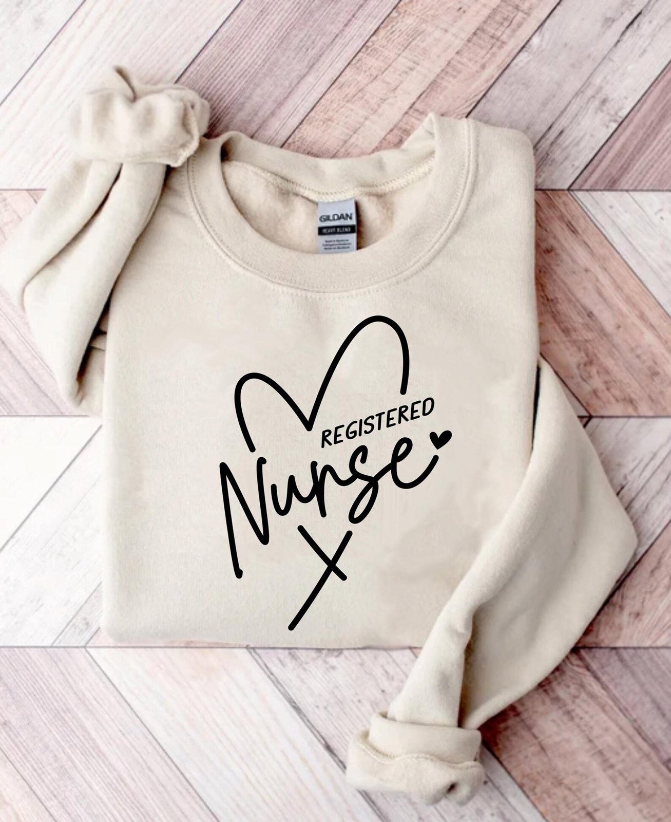 Registered Nurse Long Sleeve Shirt: RN Gift, Soft Cotton Blend 6