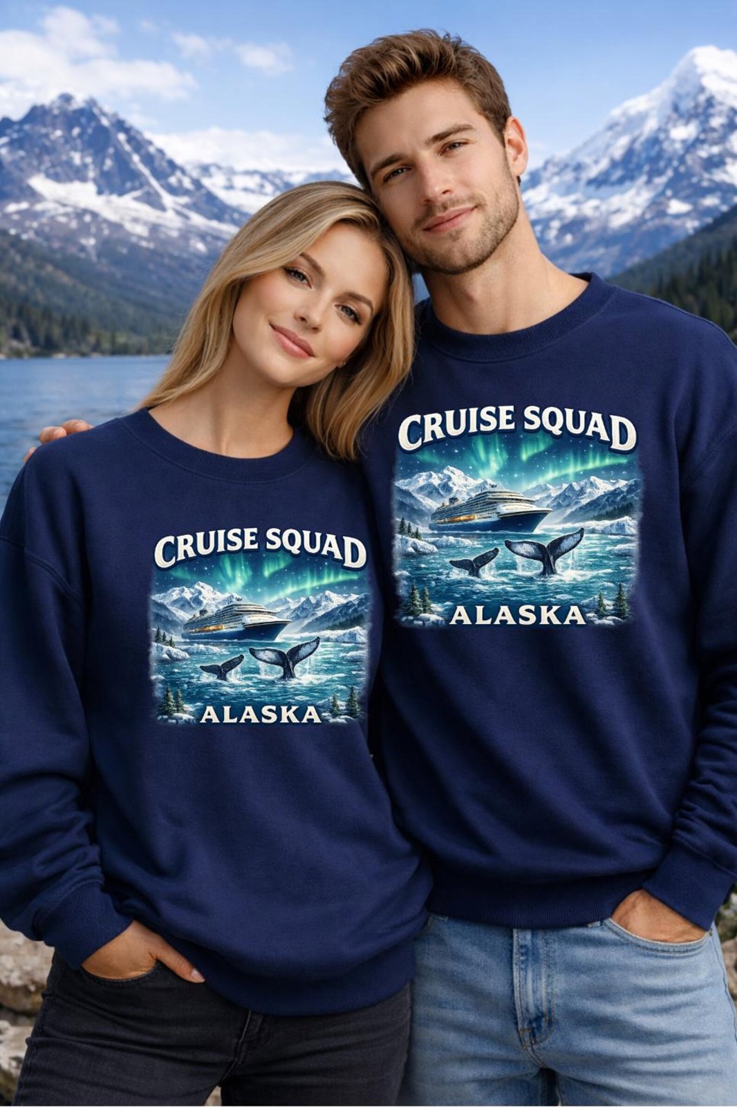 Alaska Cruise Squad Sweatshirt, Cruise Squad Alaska Shirt, Alaska Cruise Outfit, Family Cruise Sweatshirt, Alaska Trip Crewneck 2
