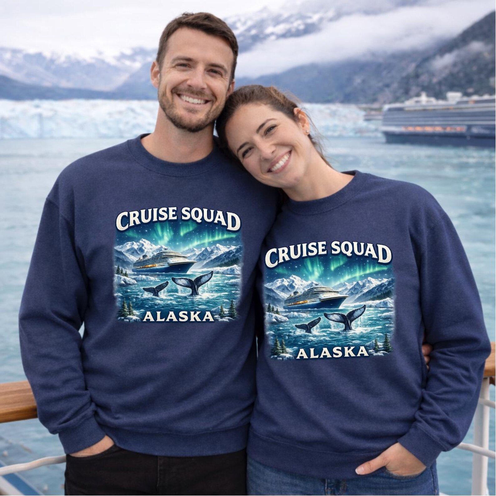Alaska Cruise Squad Sweatshirt, Cruise Squad Alaska Shirt, Alaska Cruise Outfit, Family Cruise Sweatshirt, Alaska Trip Crewneck 5