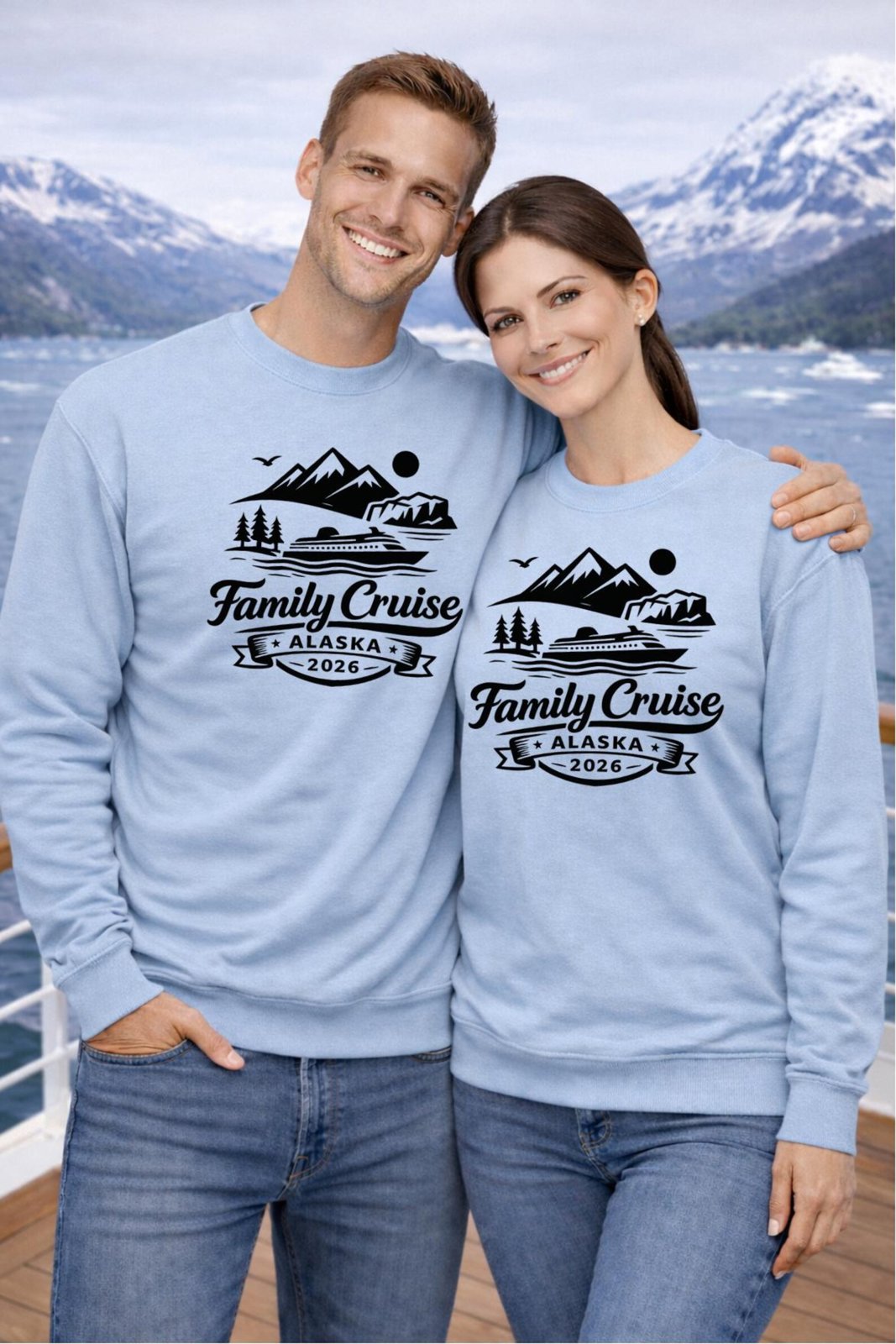 Alaska Family Cruise 2026 Sweatshirt, Matching Alaska Cruise Shirts, Alaska Trip Shirts, Matching Family Cruise Tee, Alaska Vacation Outfit 4