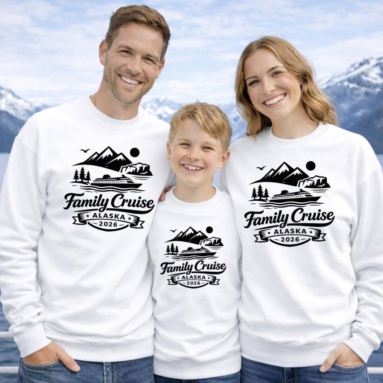 Alaska Family Cruise 2026 Sweatshirt, Matching Alaska Cruise Shirts, Alaska Trip Shirts, Matching Family Cruise Tee, Alaska Vacation Outfit 8