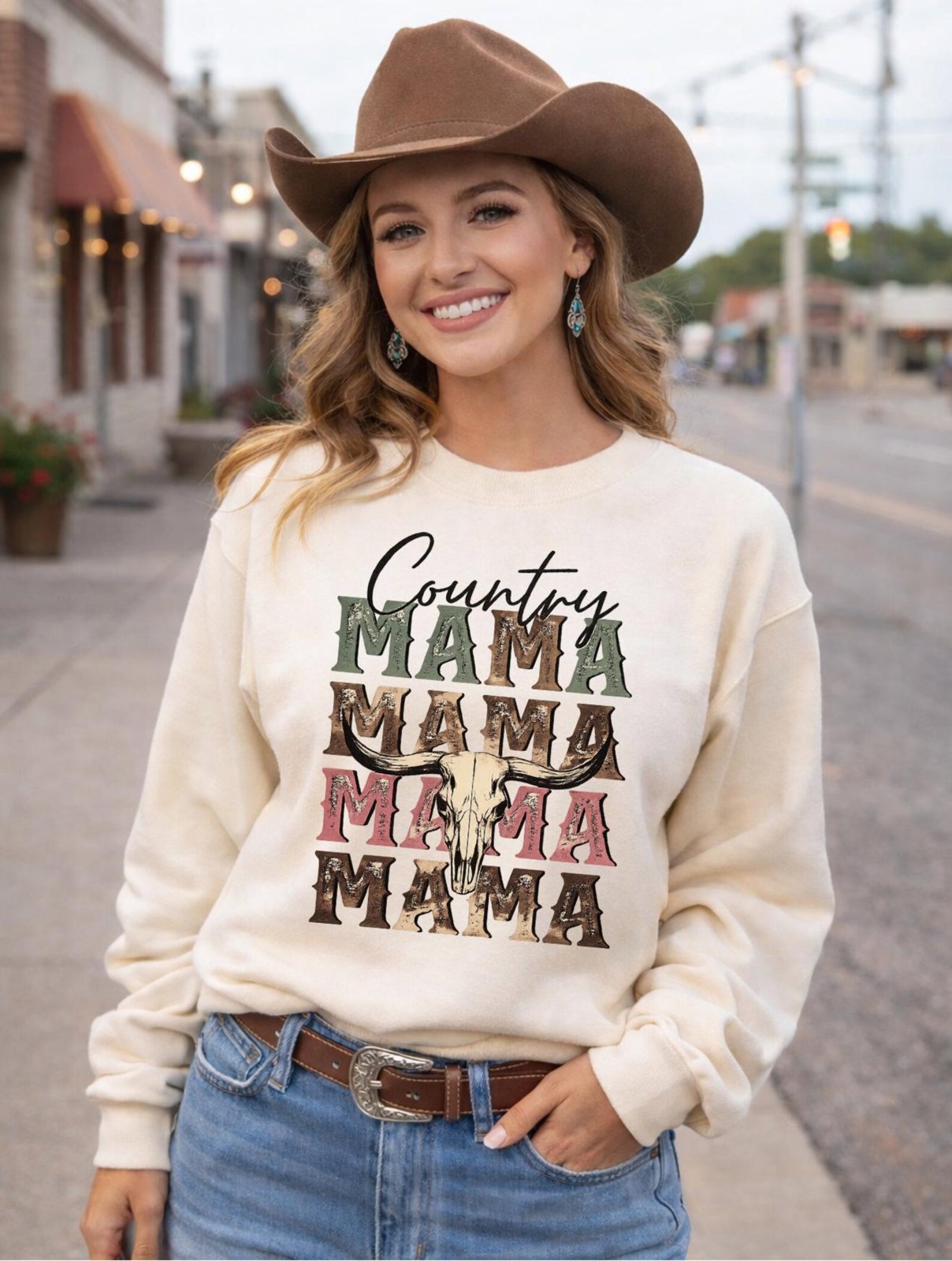 Country Mama Shirt, Western Mama Tee, Cowgirl Mom Shirt, Country Mom Graphic Tee, Western Mom Gift, Mama T Shirt, Southern Mama Sweatshirt 4