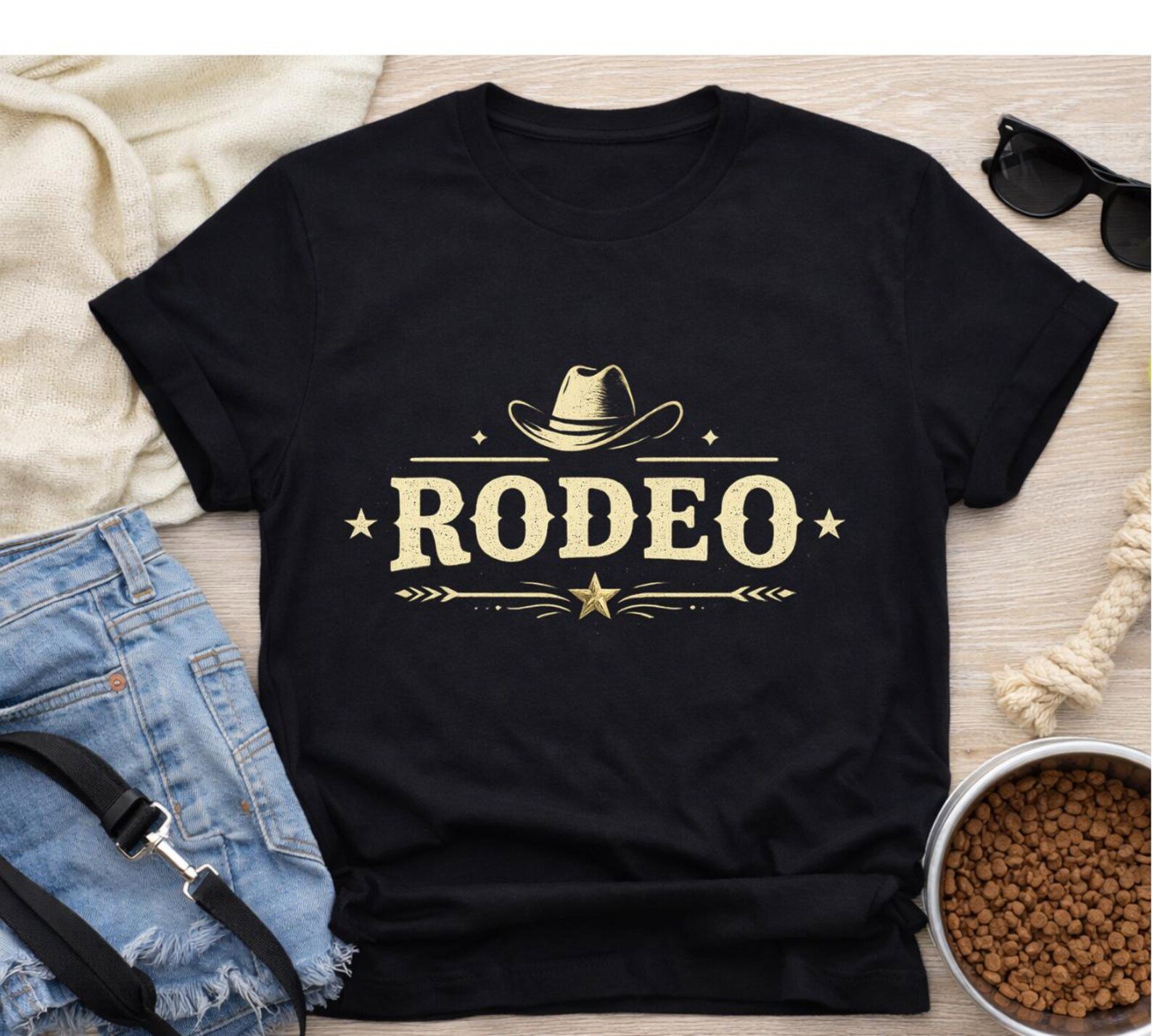 Rodeo Shirt, Western Rodeo Tee, Cowboy Rodeo Outfit, Unisex Western T Shirt, Country Concert Shirt, Texas Rodeo Top, Matching Rodeo Outfit 3
