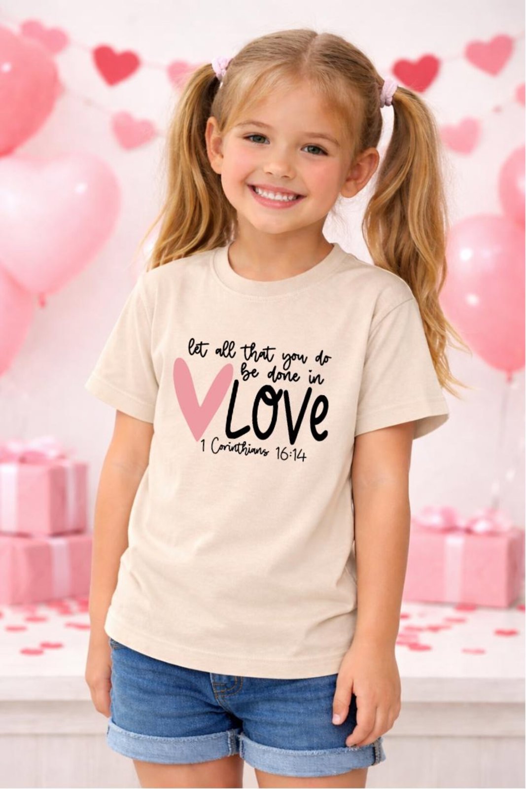 Let All That You Do Be Done In Love Sweatshirt, 1 Corinthians 16:14, Christian Valentine Gift for Her, Faith Crewneck, Bible Verse Pullover 6