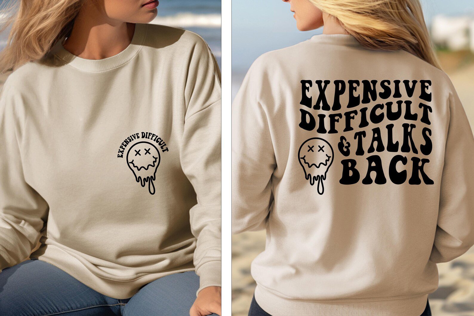 Expensive Difficult Talks Back Shirt: Funny Retro Quote 5