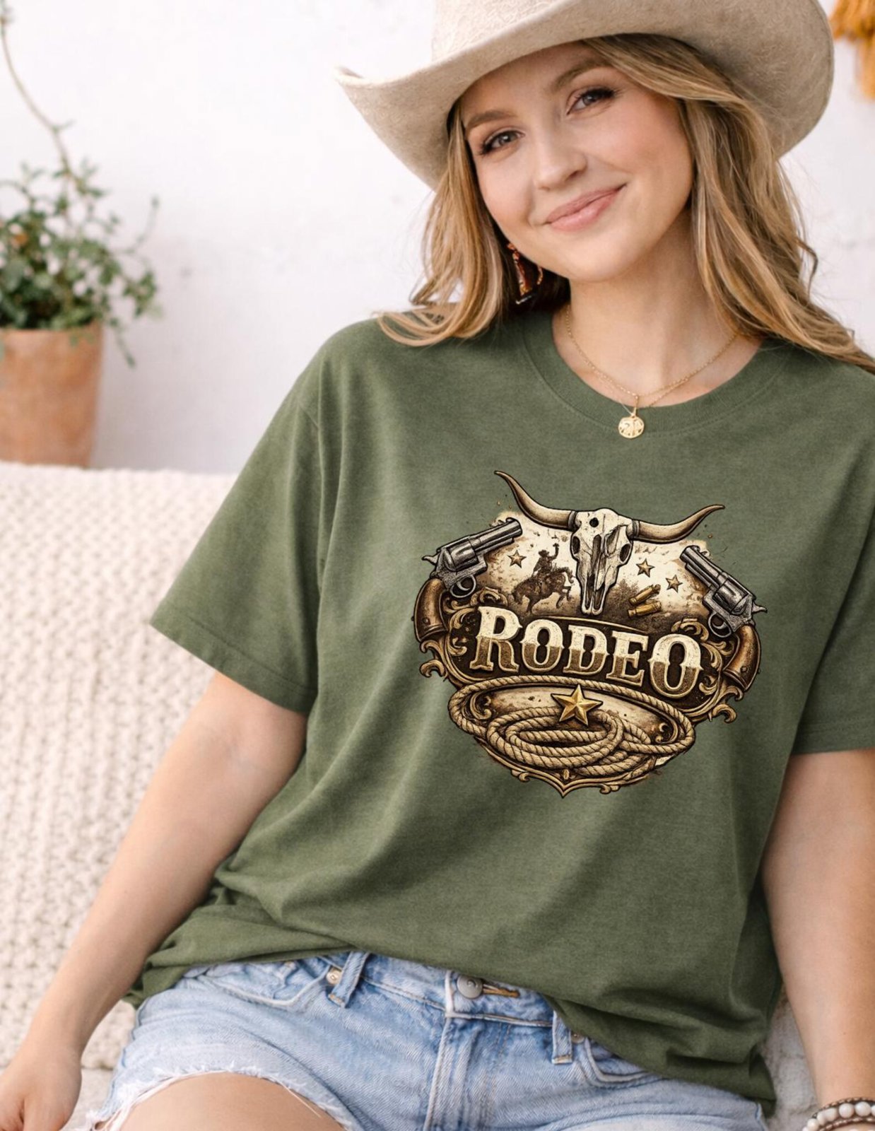 Rodeo Western Shirt, Cowgirl Crewneck, Vintage Rodeo Shirt, Western Longhorn Sweatshirt, Country Rodeo Outfit, Rodeo Matching Couple Tee 10