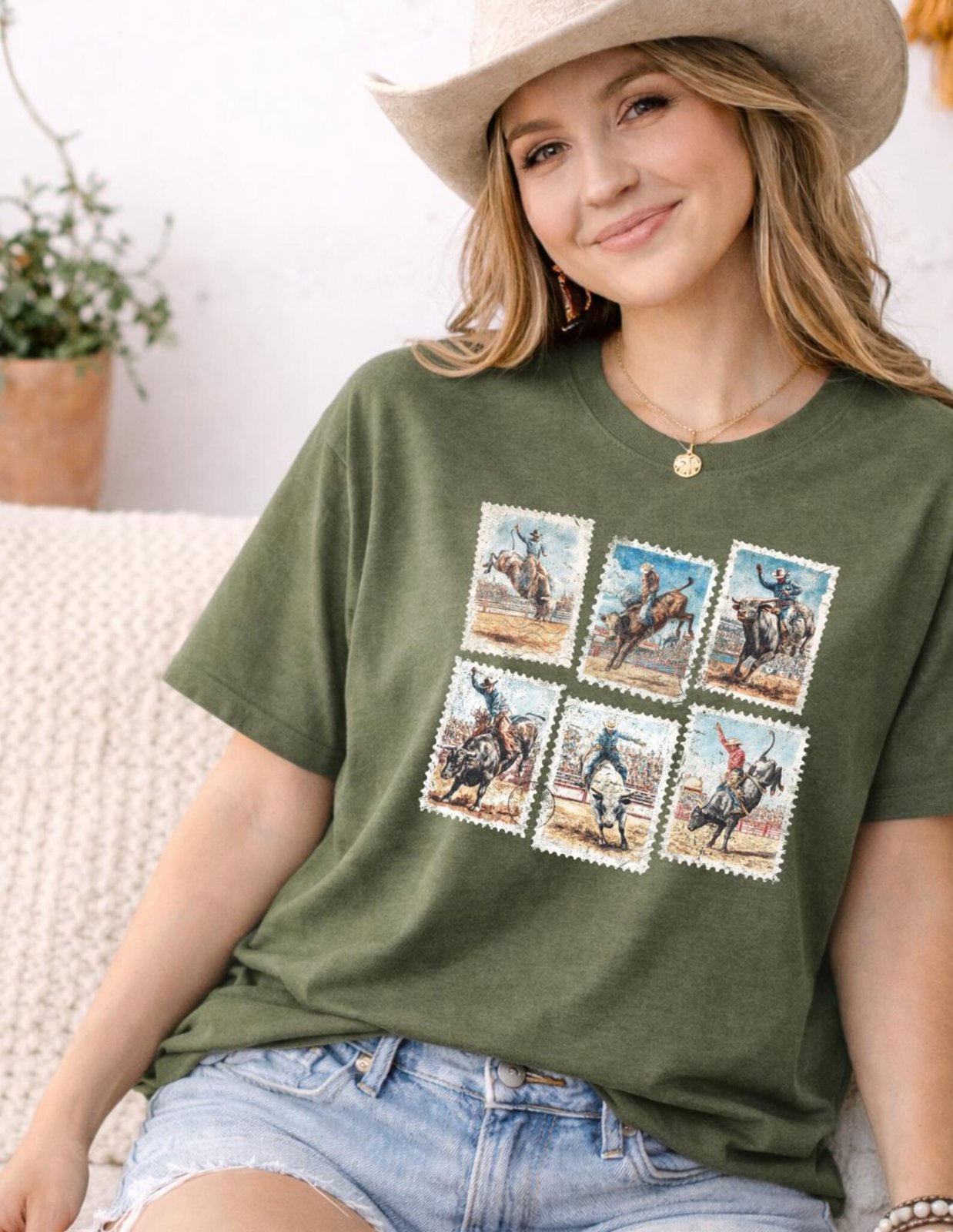 Western Unisex Rodeo Shirt, Cowboy Tee, Cowgirl outfit, Country Concert Outfit, Rodeo Western TShirt, Cowgirl Western Top 5