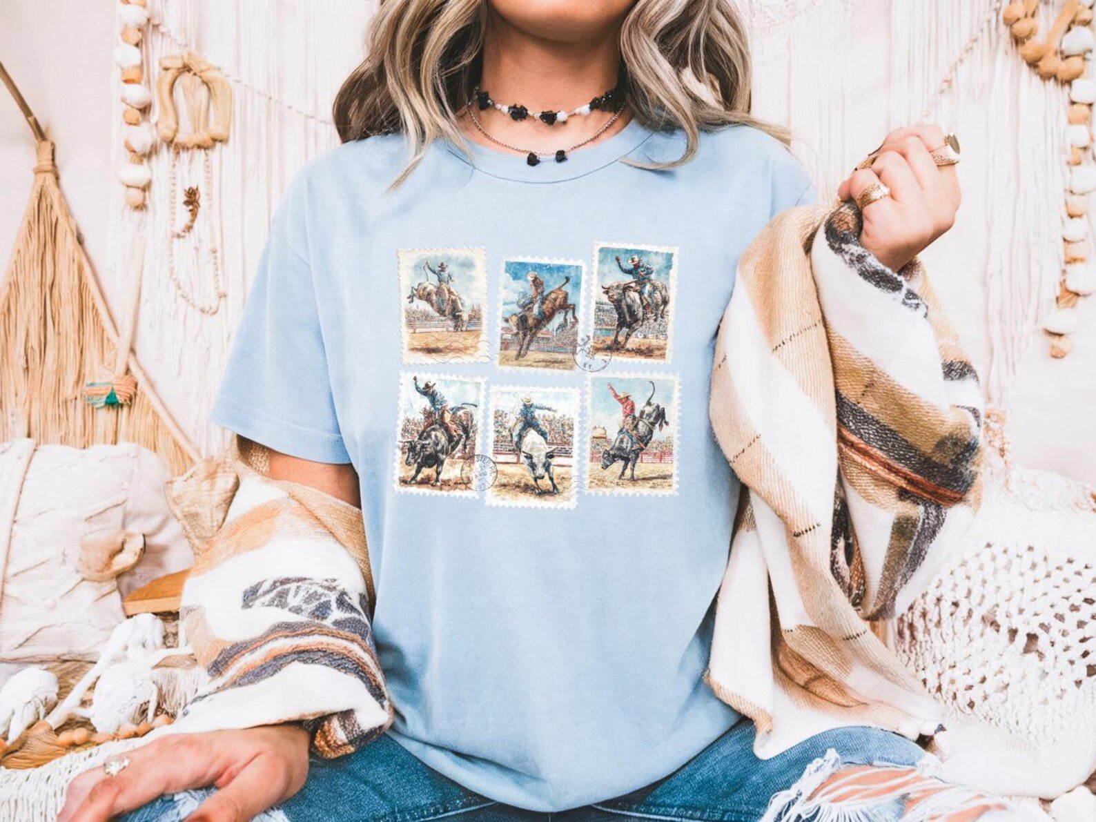 Western Unisex Rodeo Shirt, Cowboy Tee, Cowgirl outfit, Country Concert Outfit, Rodeo Western TShirt, Cowgirl Western Top 10