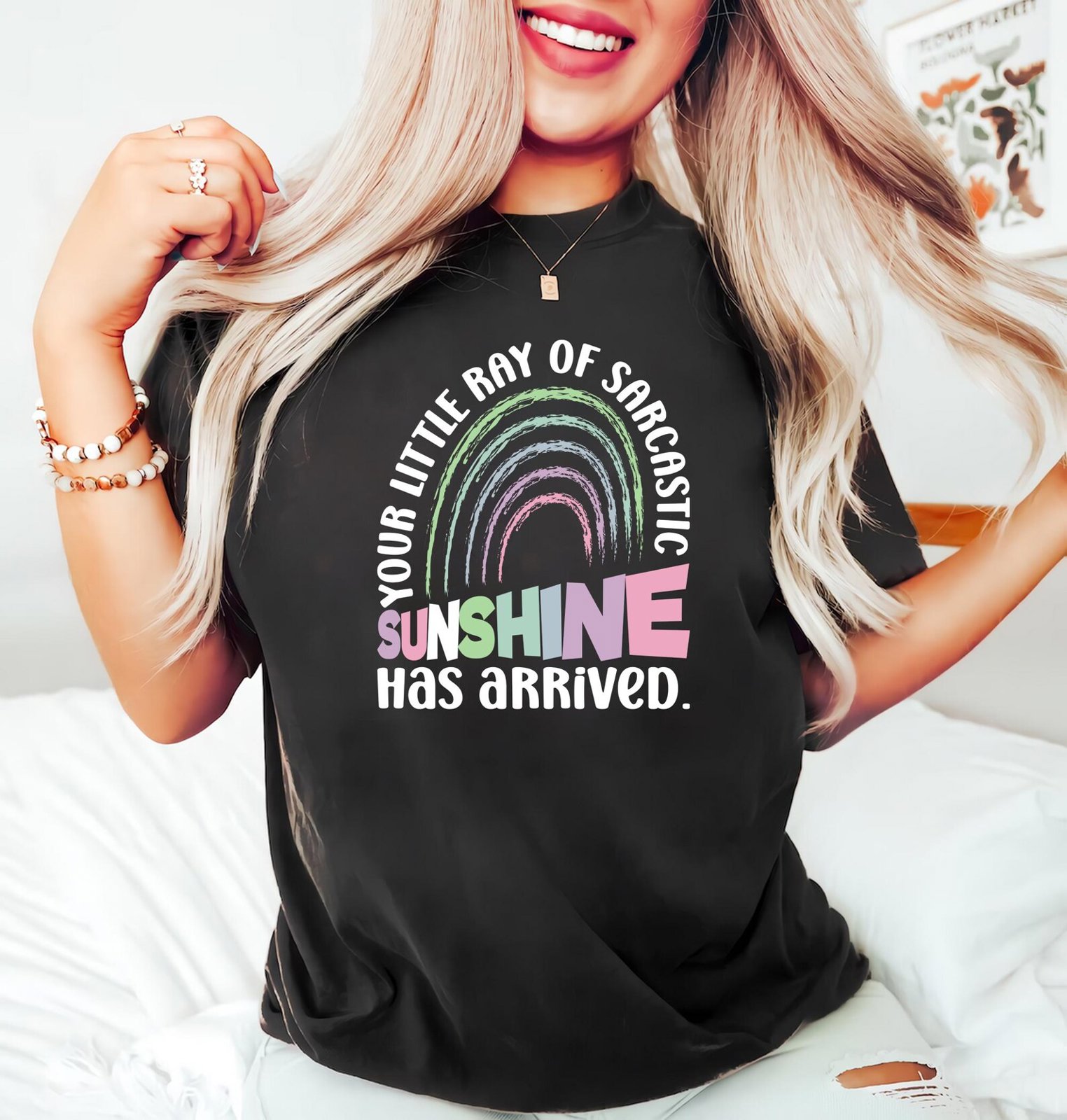 Sarcastic Sunshine Graphic Tee: Ultra Soft Sarcasm Shirt 3