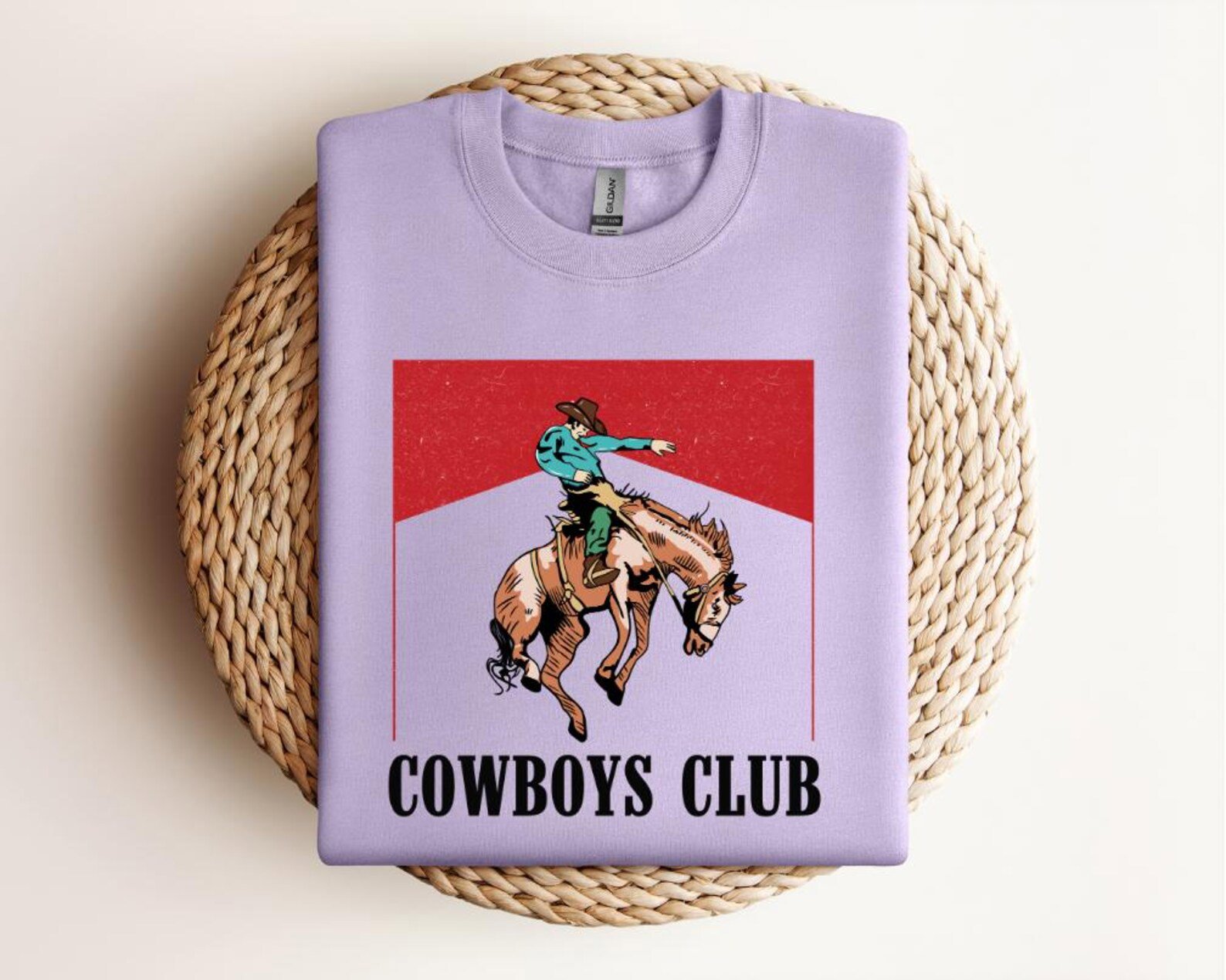 Cowboy Club Rodeo Sweatshirt: Wild West Graphic Tee 4