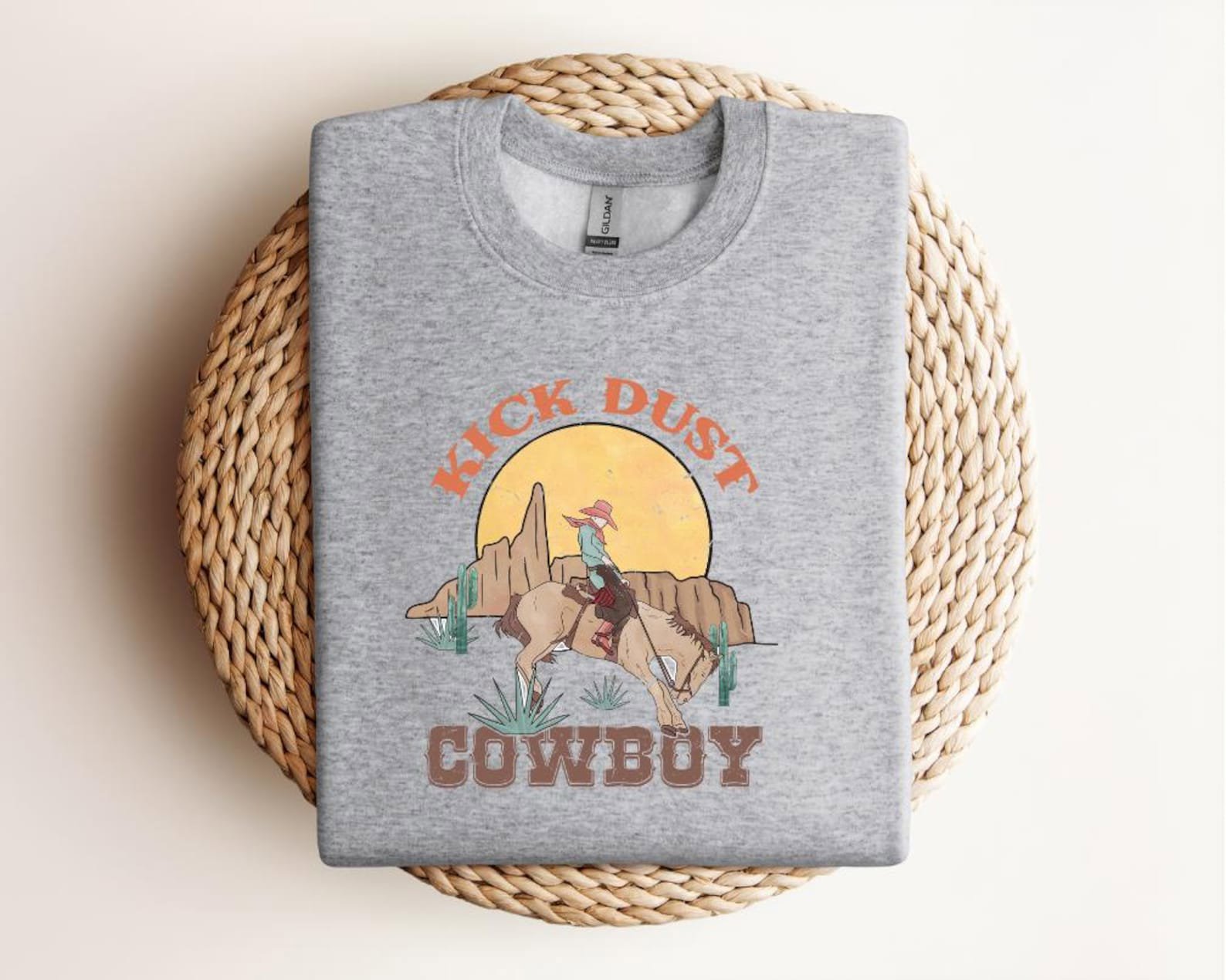Western Rodeo Sweatshirt: Cowboy Graphic Tee 3