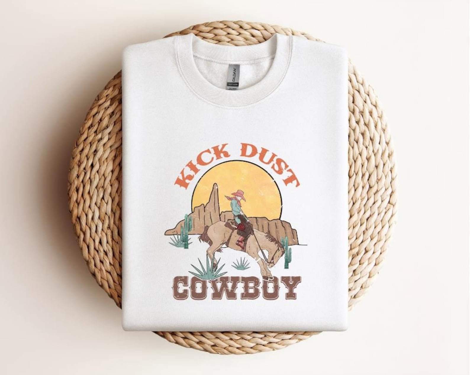 Western Rodeo Sweatshirt: Cowboy Graphic Tee 2