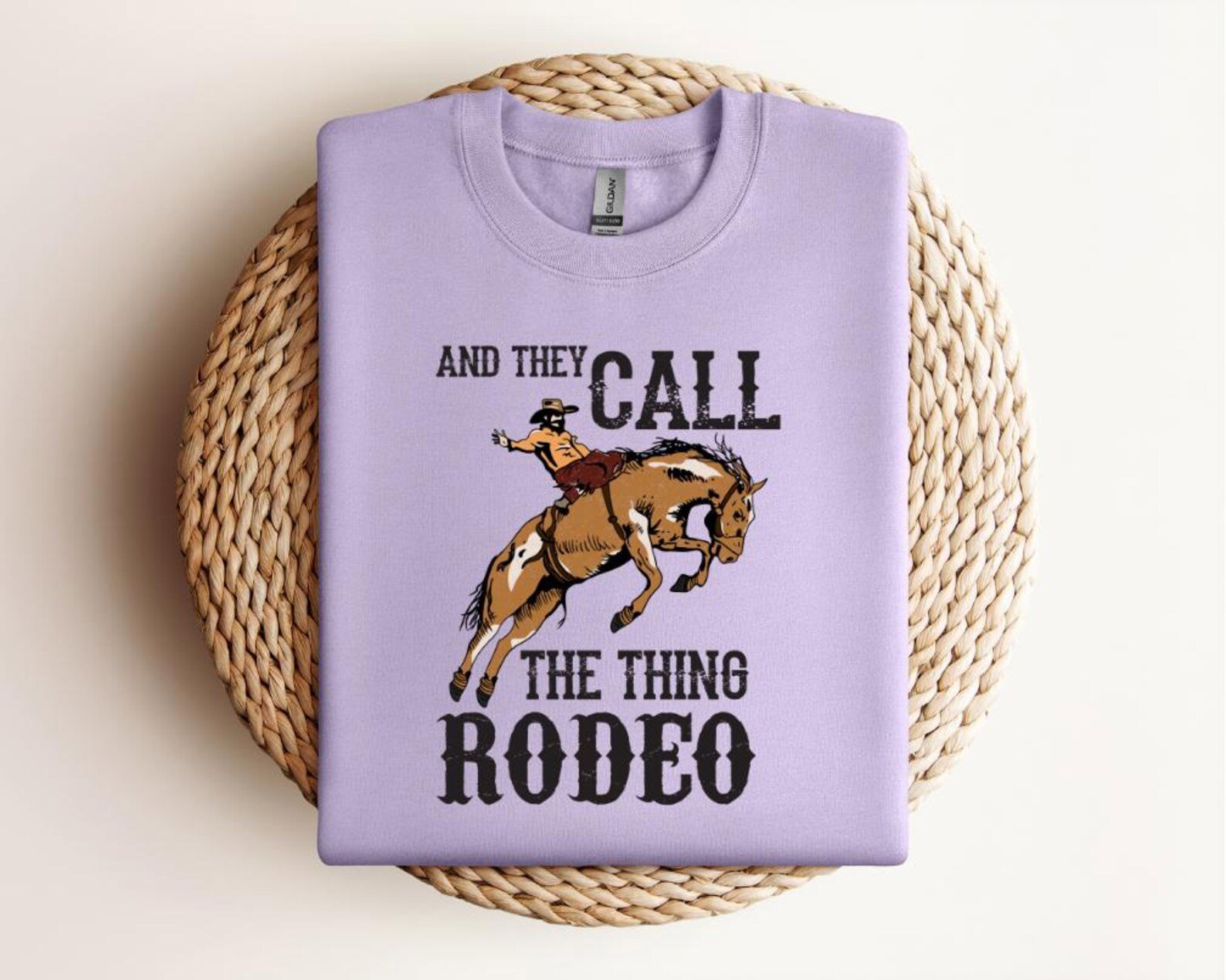 And They Call The Thing Rodeo sweatshirt, Rodeo shirt, Cowboy tee, Western Sweatshirt, Western rodeo shirt Wild West Sweatshirt, Rodeo gift 4