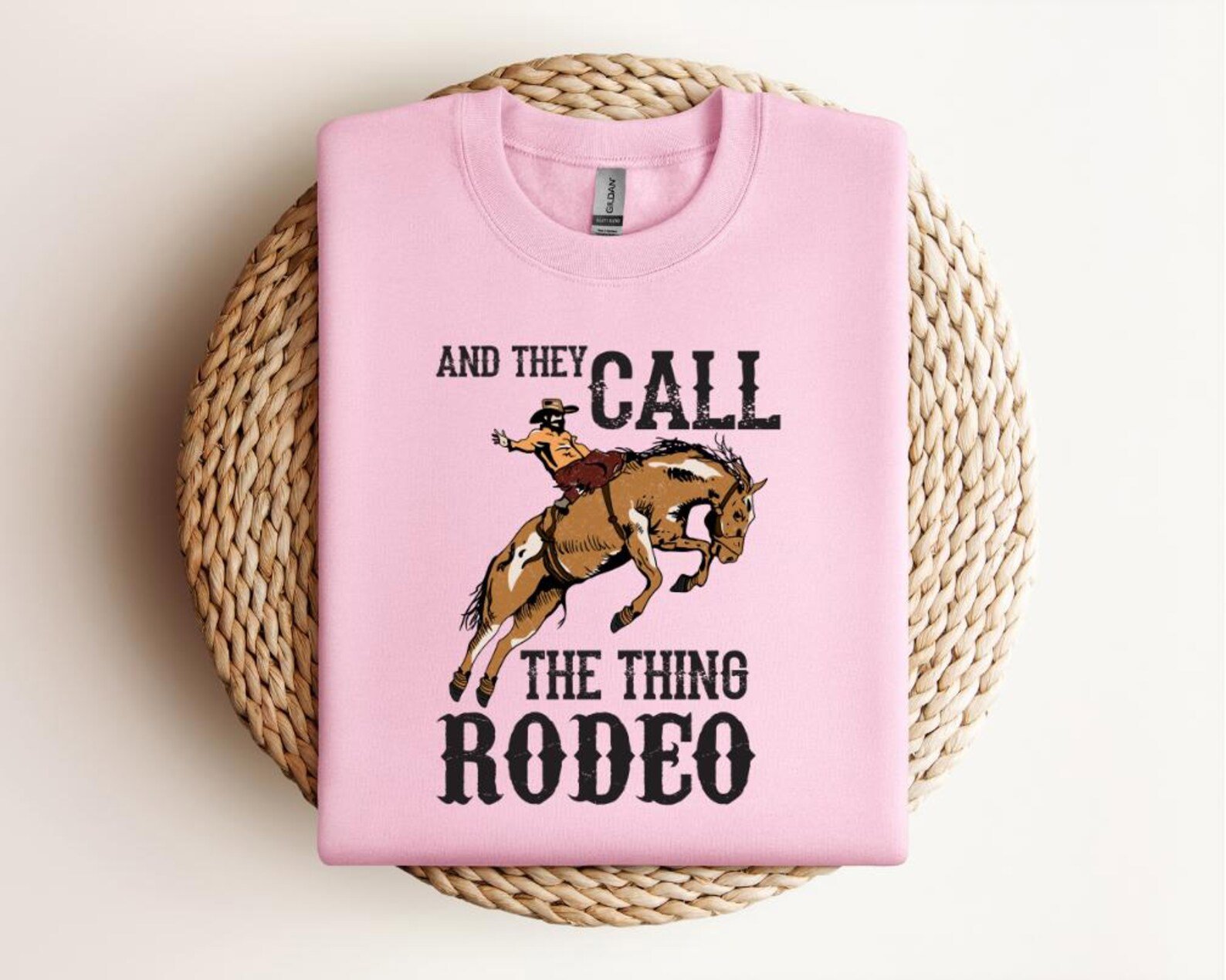 And They Call The Thing Rodeo sweatshirt, Rodeo shirt, Cowboy tee, Western Sweatshirt, Western rodeo shirt Wild West Sweatshirt, Rodeo gift 6