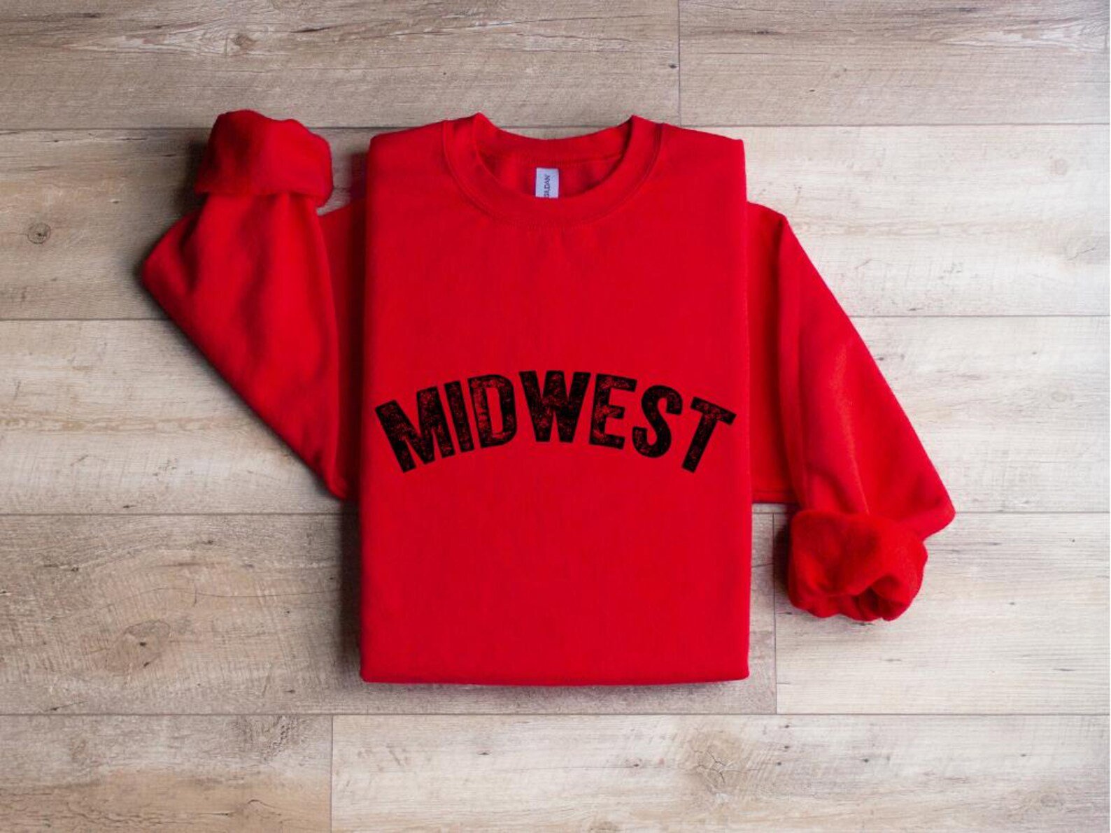 Midwest Sweatshirt: Trendy Varsity Crewneck, Midwestern Travel Gift 4