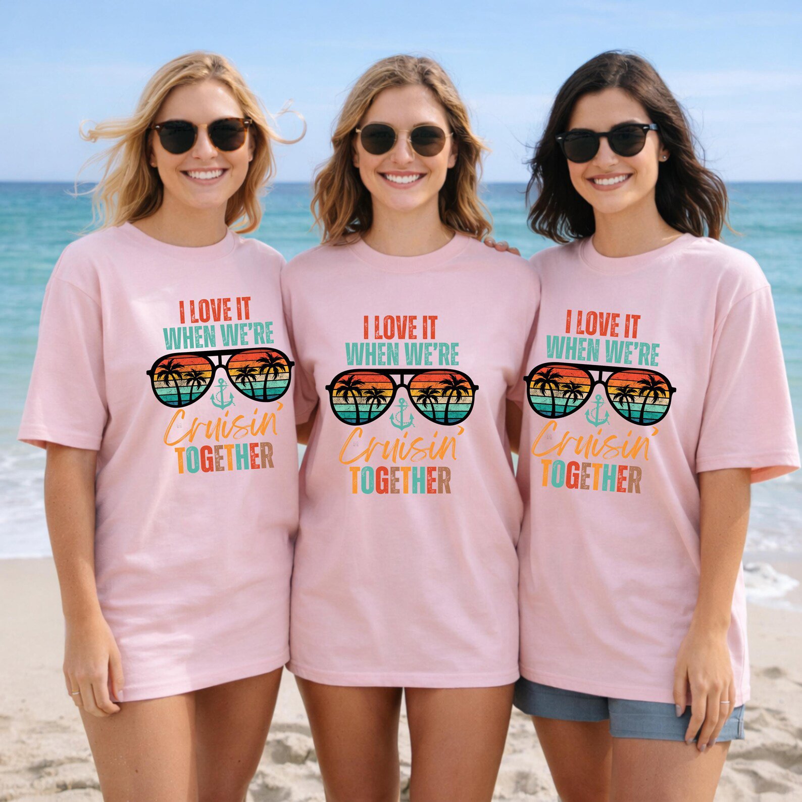 I love it when we are cruising together shirt, Matching Family or Friends travel outfit. 6