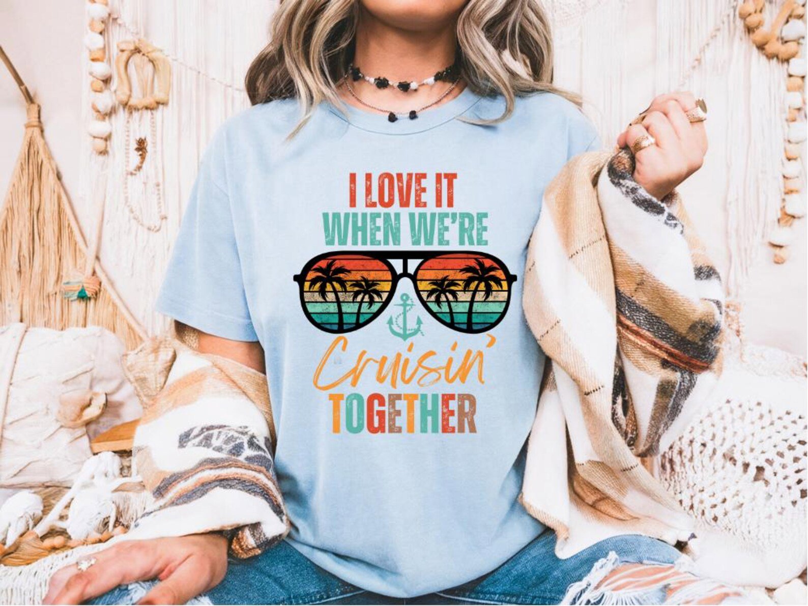 I love it when we are cruising together shirt, Matching Family or Friends travel outfit. 7