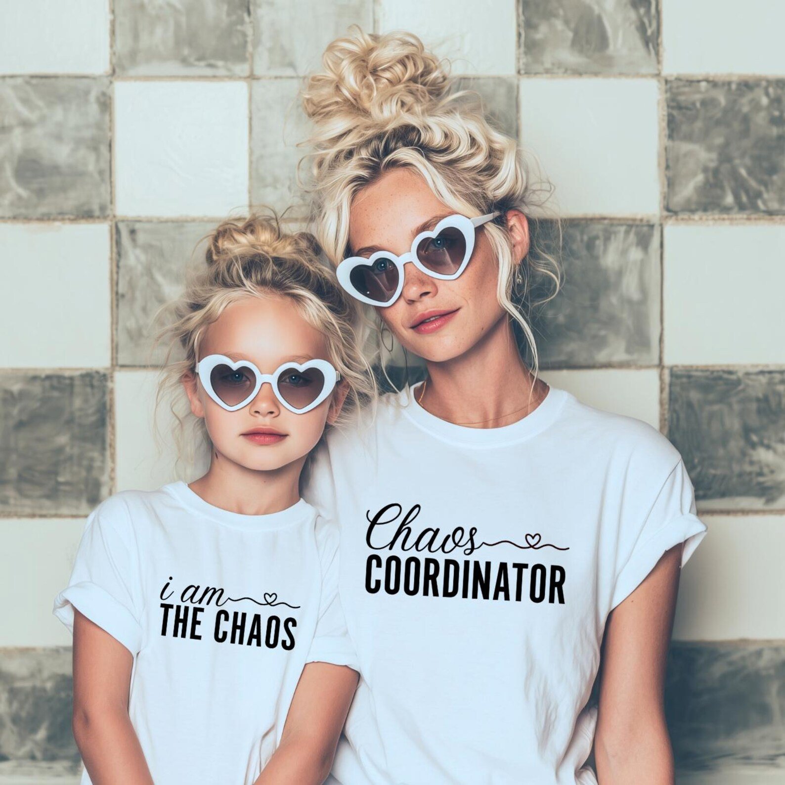 Chaos Coordinator Shirt, I Am The Chaos Kids Shirt, Matching Mom and Kid Shirts, Funny Mom Life Tee, Mommy and Me Top, Family Matching Shirt