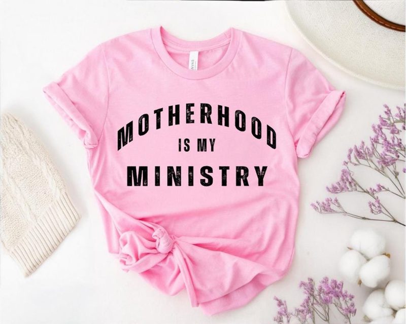 Motherhood is My Ministry Sweatshirt - Christian Gifts for Her