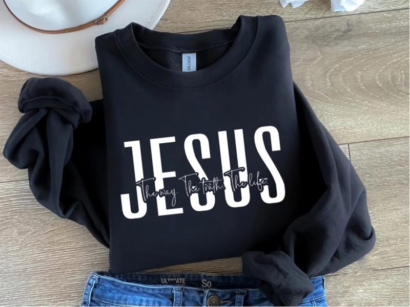 Jesus The Way Truth Life Shirt: Christian Gift