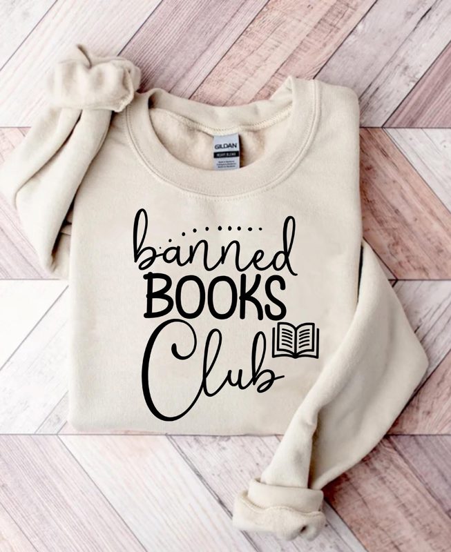 Banned Books Club Shirt: Bookworm Reading Tee