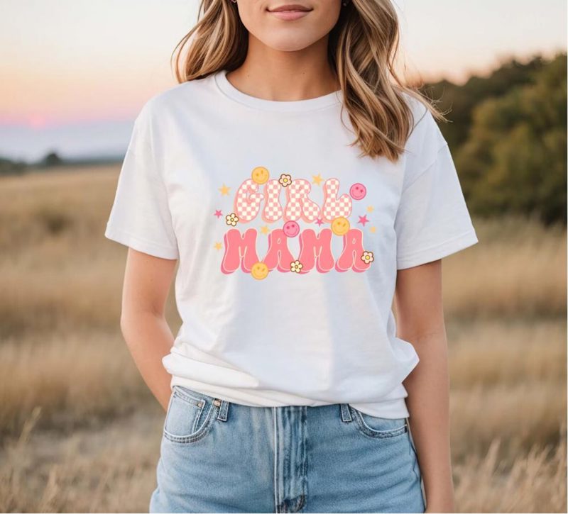 Girl Mama Shirt, Girl Mom Shirt, Mother's Day Shirt, Mama shirt, Gift For Mom, Mama Shirt, Girl Mama Shirt, New Mom Shirt