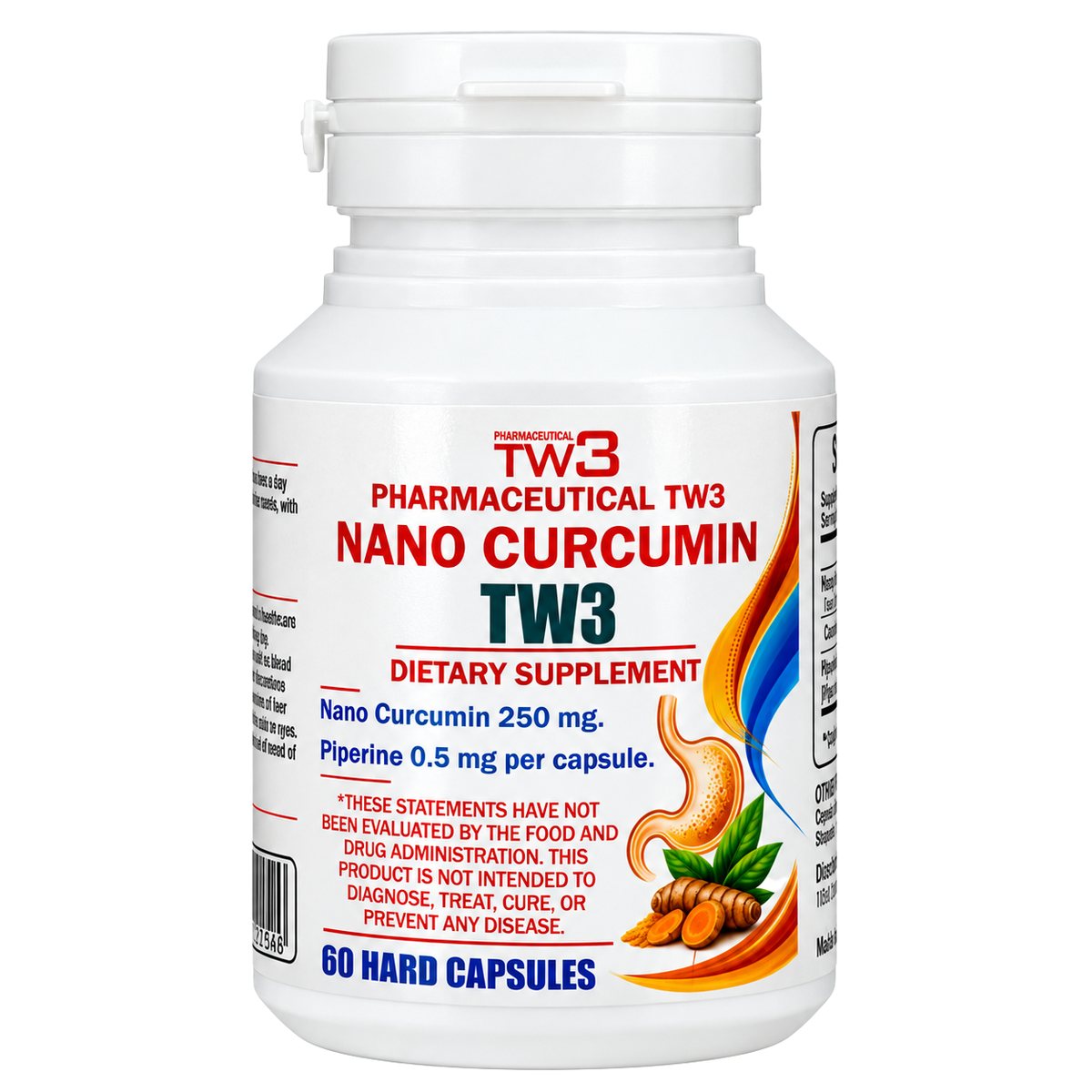 TW3 Nano Curcumin with Piperine