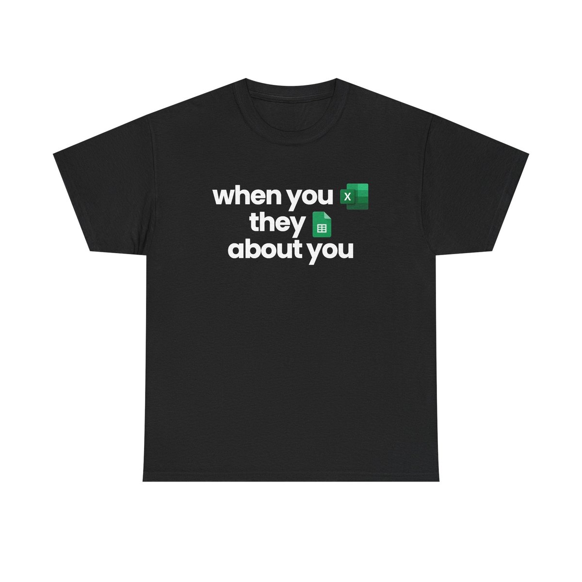 When you excel they spreadsheet about you